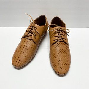 FSJ Lace-up Oxford Vintage Retro Chunky Low Heels
